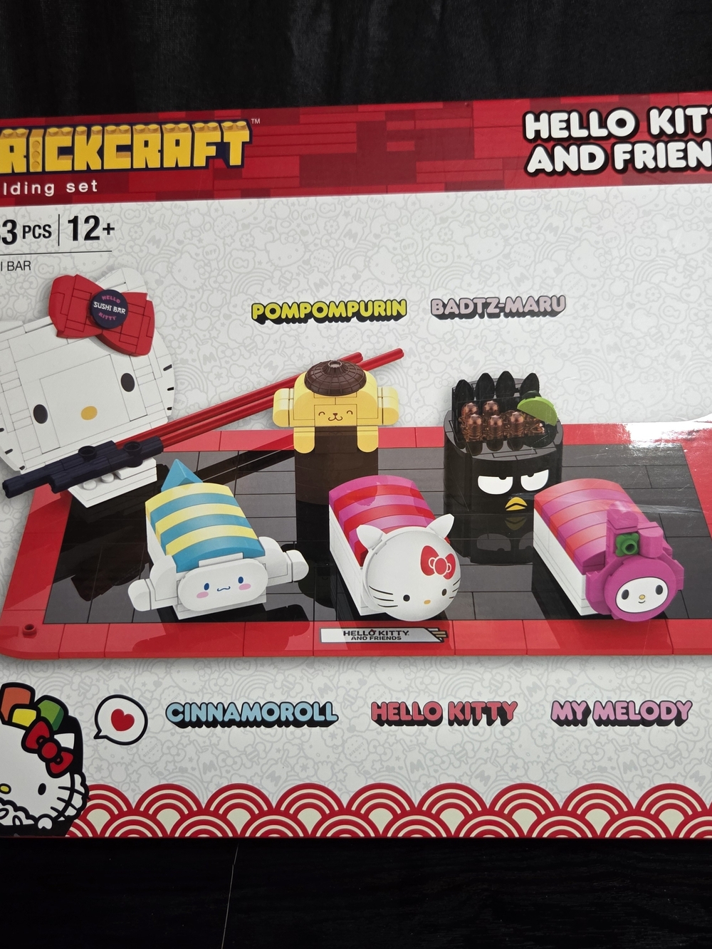 Hello Kitty and Friends Sushi Toy Set - Multicolor NWT
